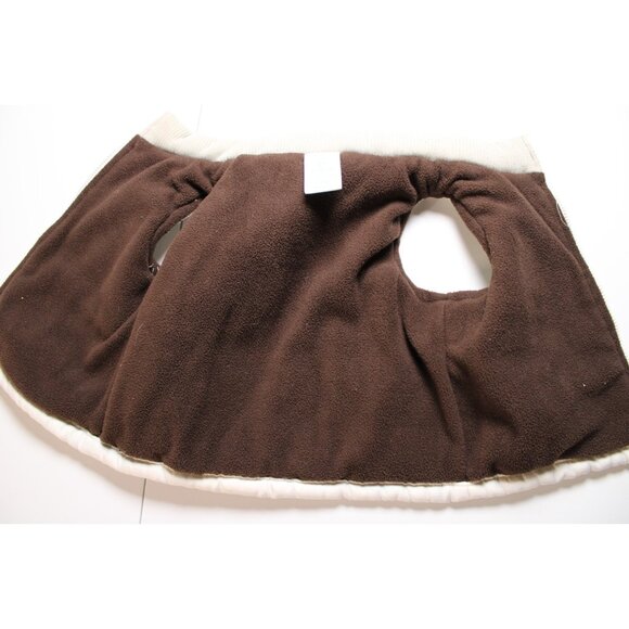 Baby Boys 12 Months 2 Pieces Outdoor Outfit Brown Cream Vest and Pants Cozy Fall - Picture 4 of 11